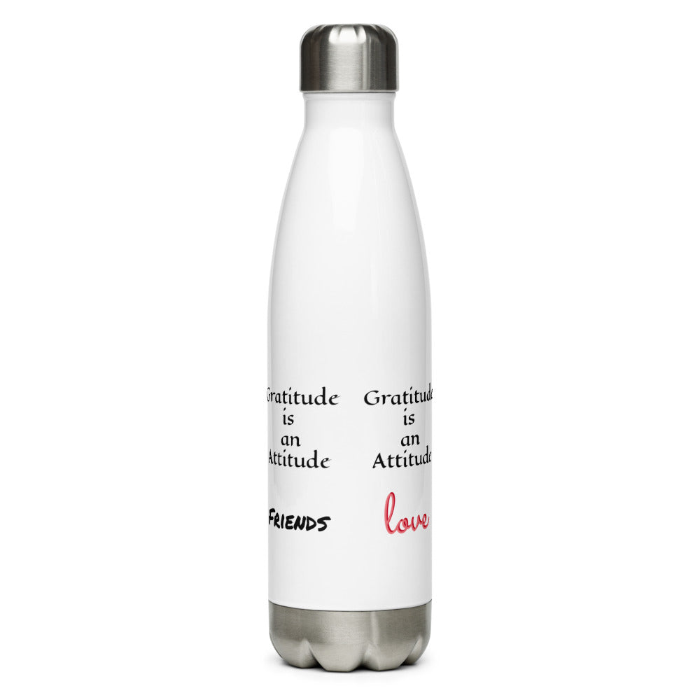 Gratitude Water Bottle 17oz