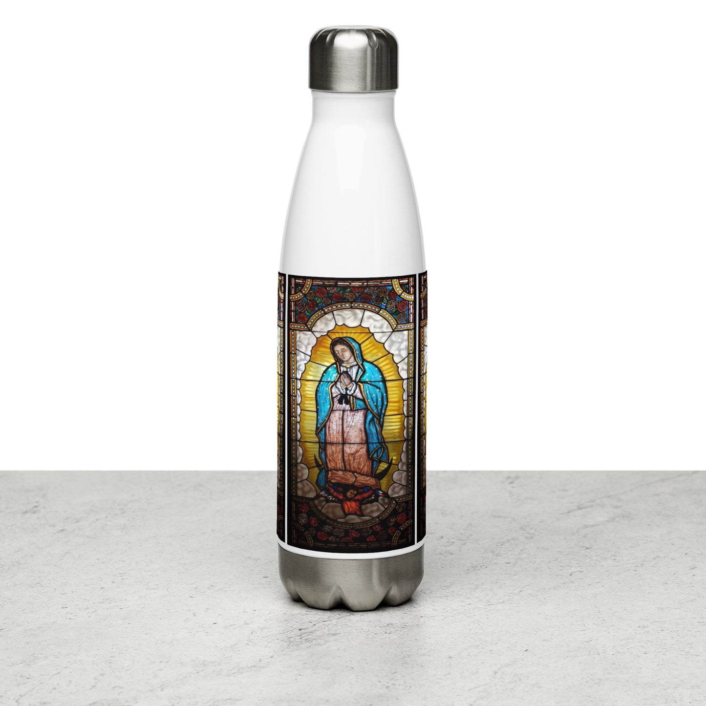 Our Lady of Guadalupe Water Bottle 17oz