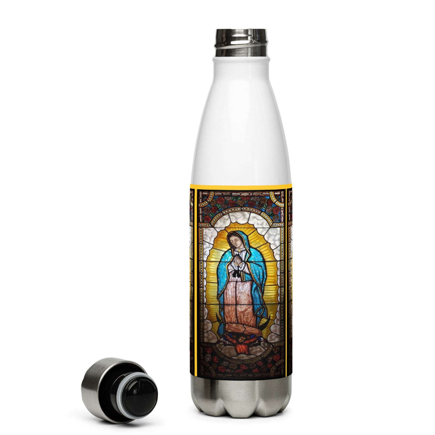 Our Lady of Guadalupe Stainless Steel Water Bottle 17oz