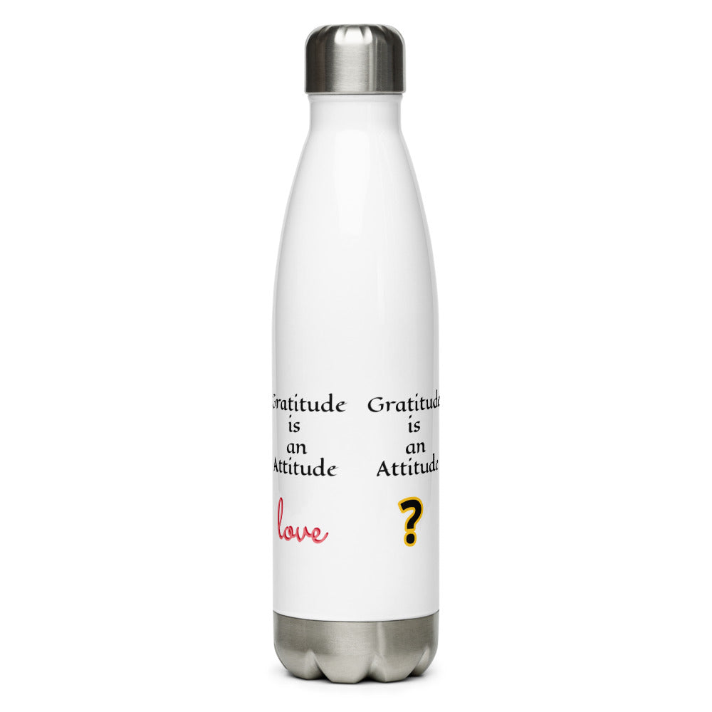 Gratitude Water Bottle 17oz