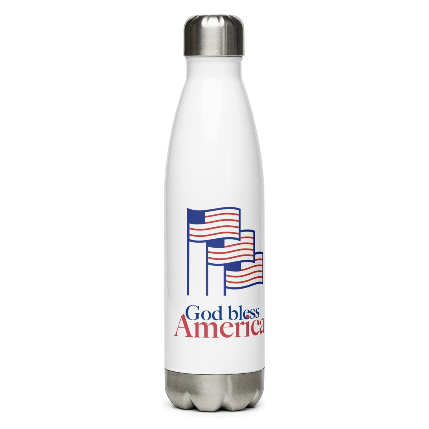 Patriotic Stainless Steel Water Bottle 17oz