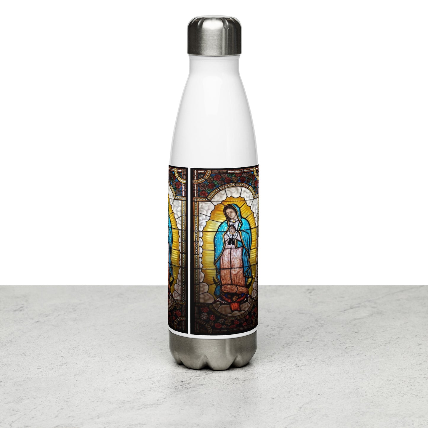 Our Lady of Guadalupe Water Bottle 17oz