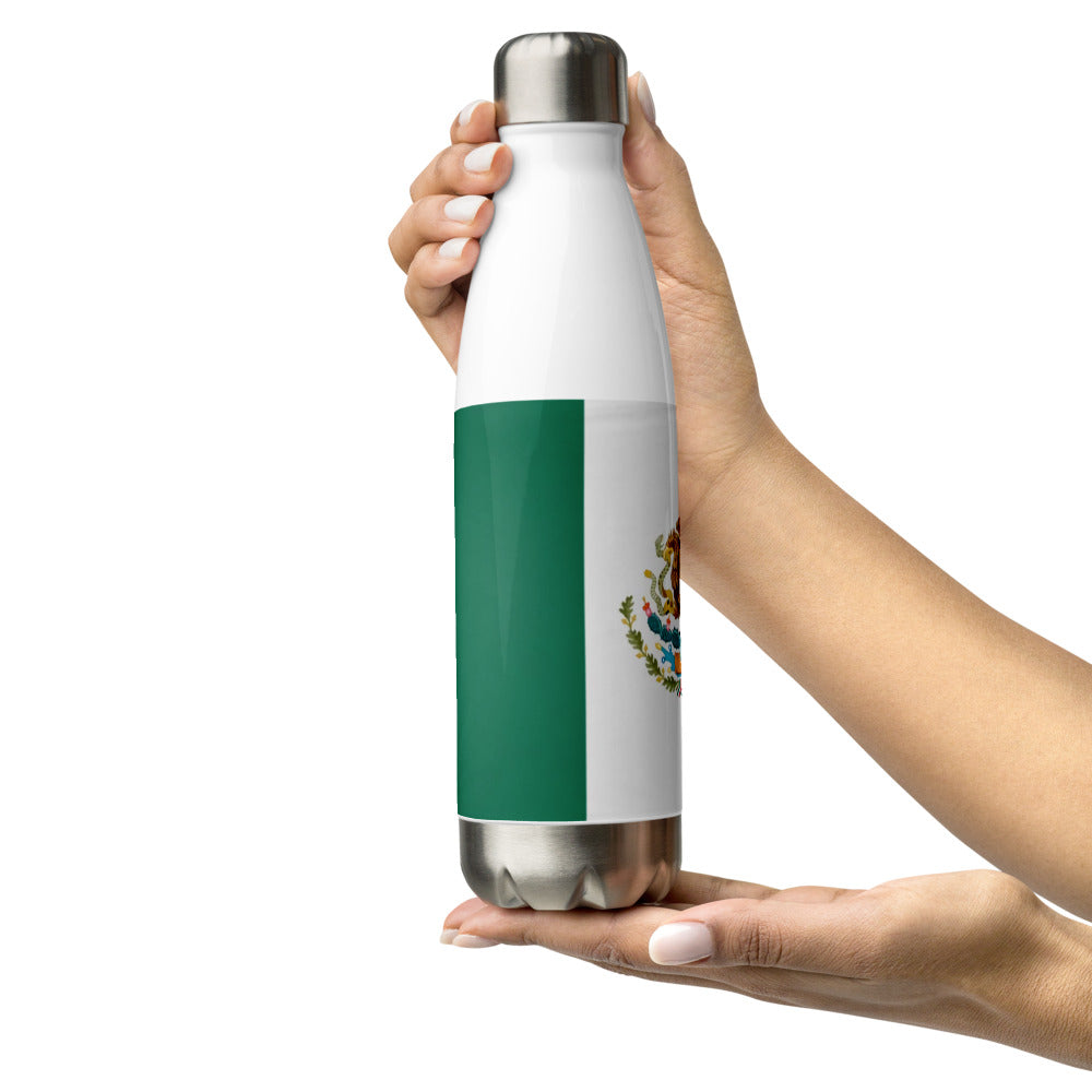 Mexican Flag Water Bottle 17oz