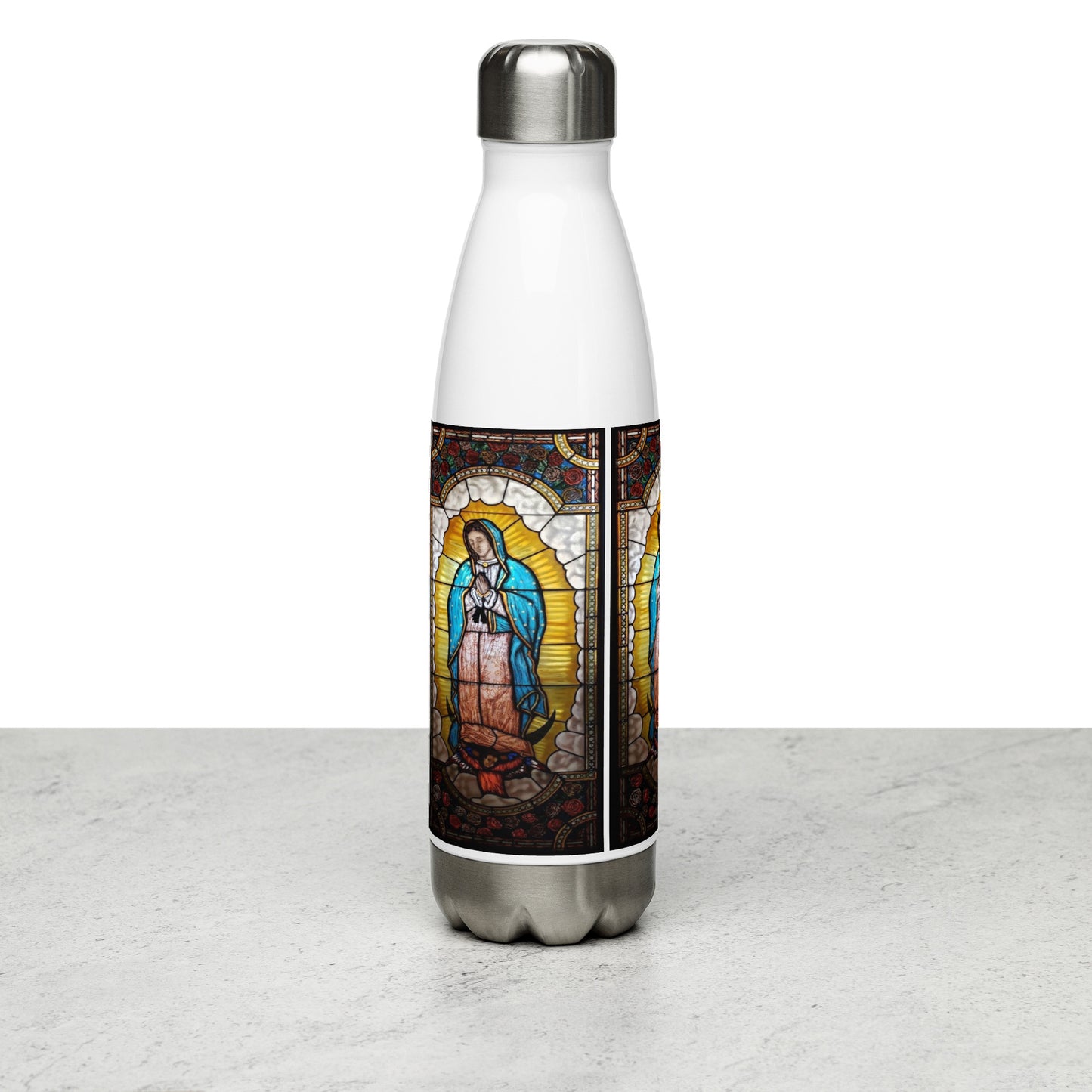 Our Lady of Guadalupe Water Bottle 17oz