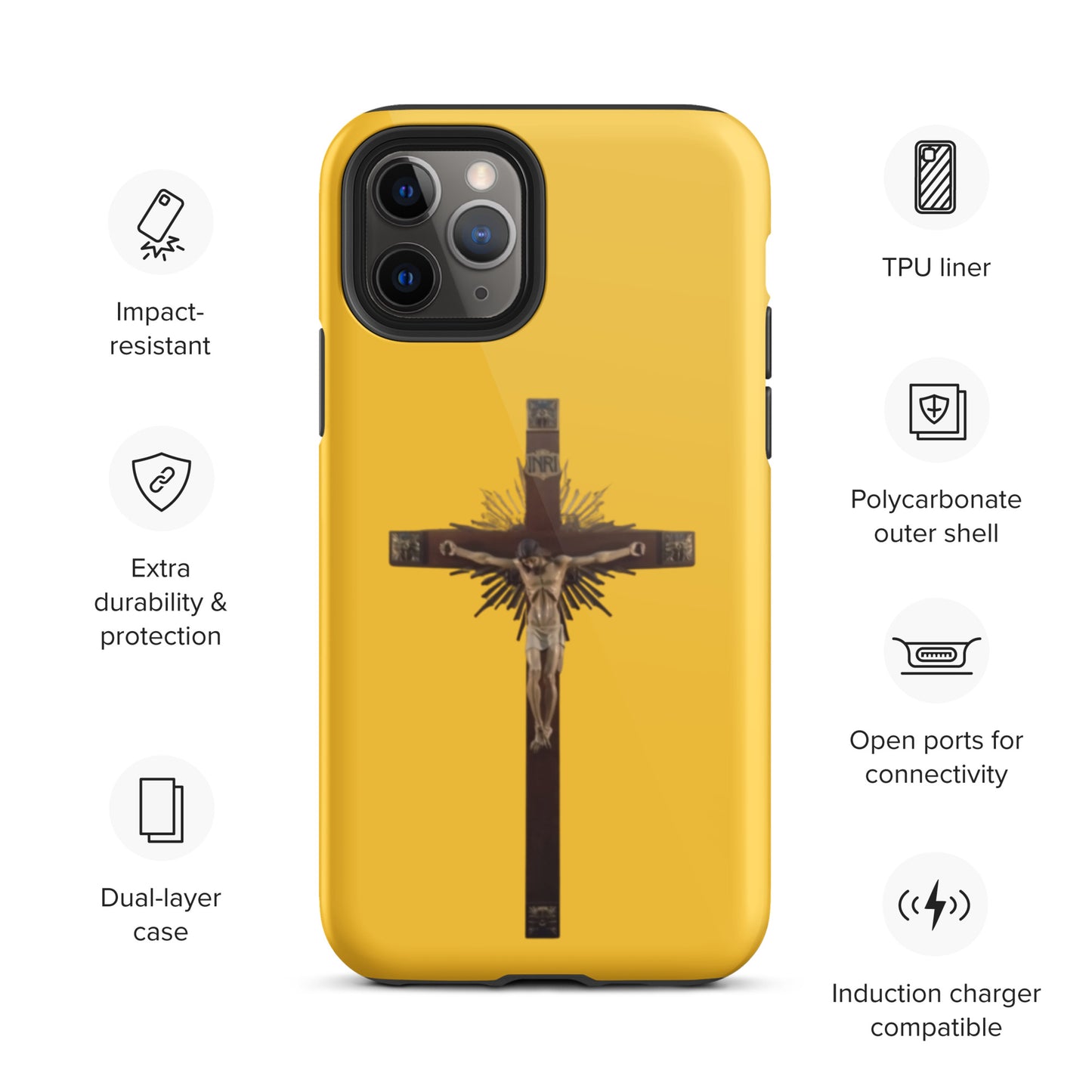 Tough Crucifix Case for iPhone®