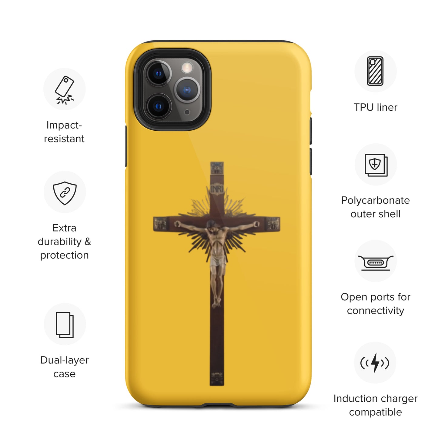 Tough Crucifix Case for iPhone®