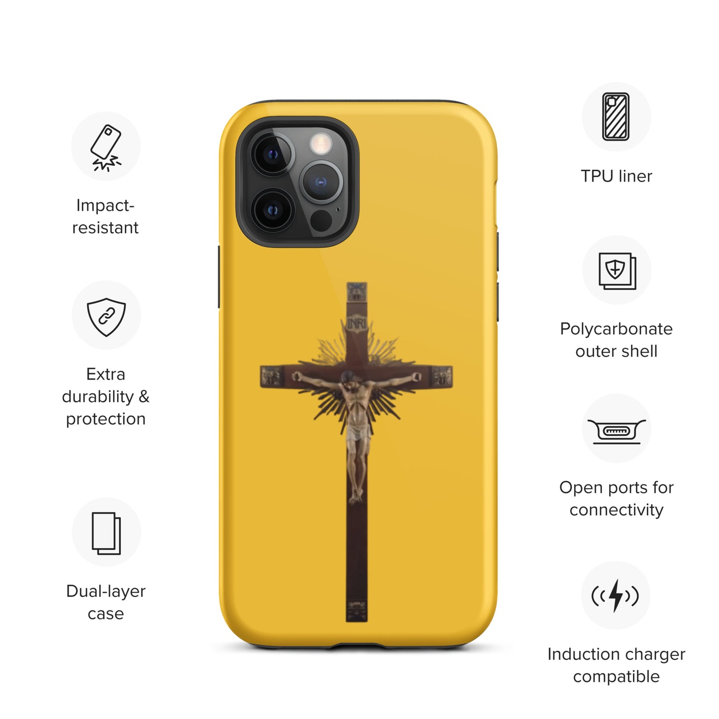 Tough Crucifix Case for iPhone®