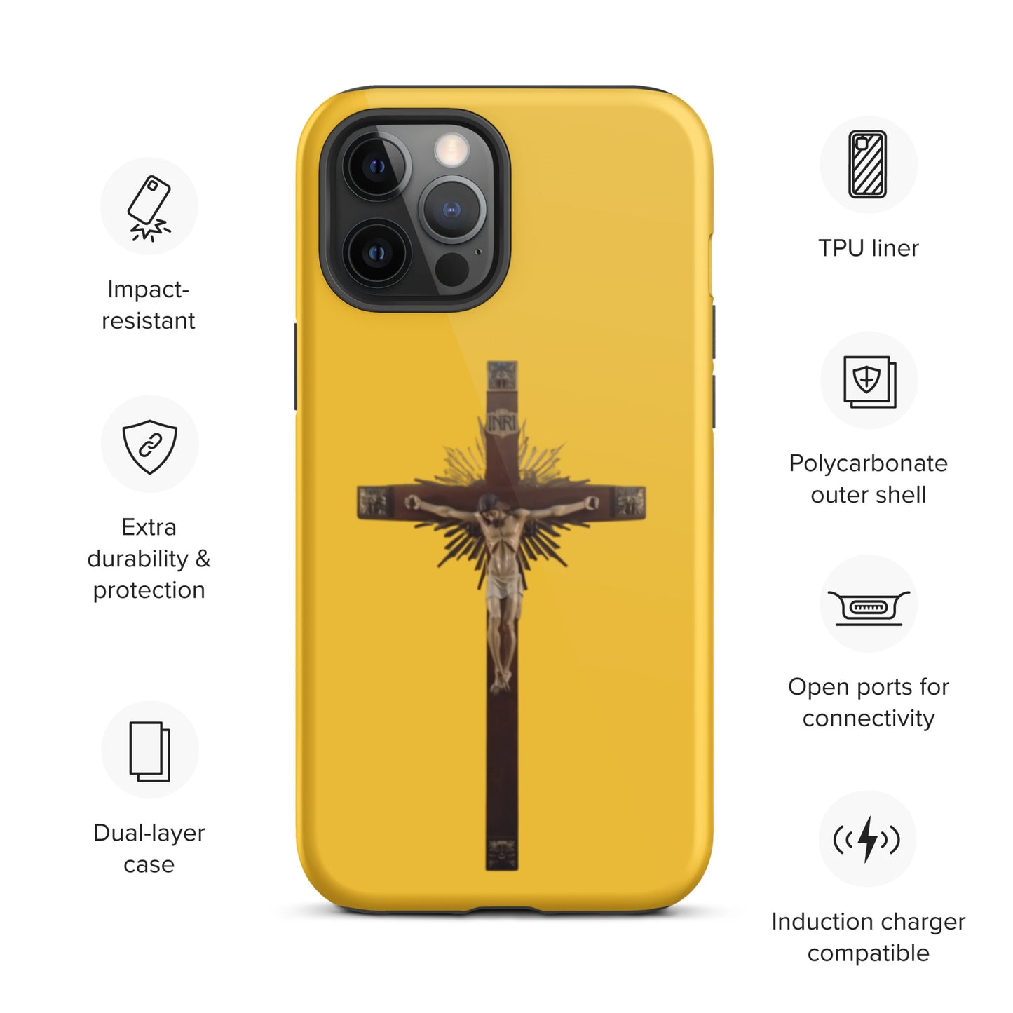 Tough Crucifix Case for iPhone®