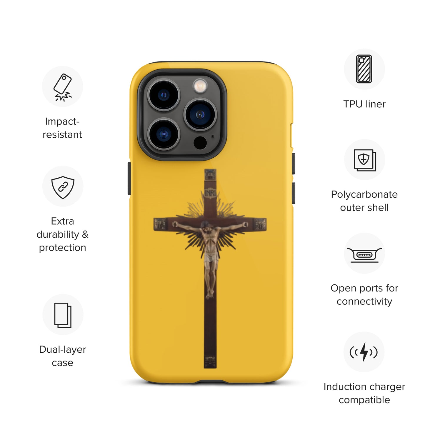 Tough Crucifix Case for iPhone®