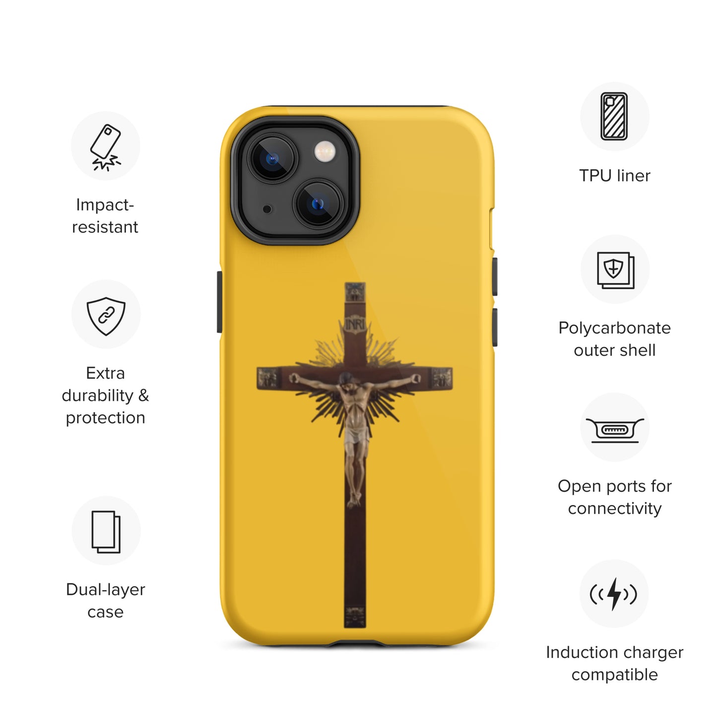 Tough Crucifix Case for iPhone®