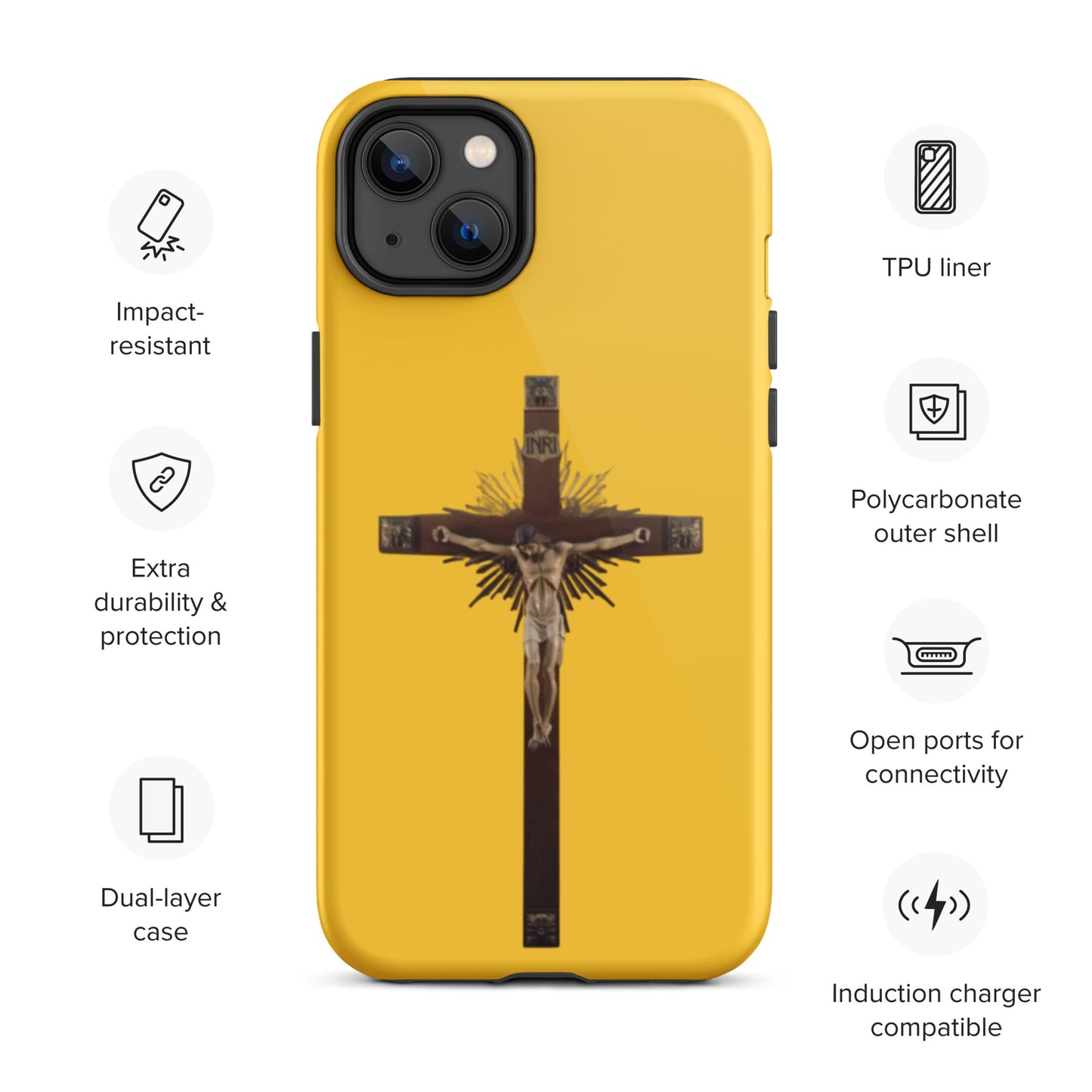 Tough Crucifix Case for iPhone®