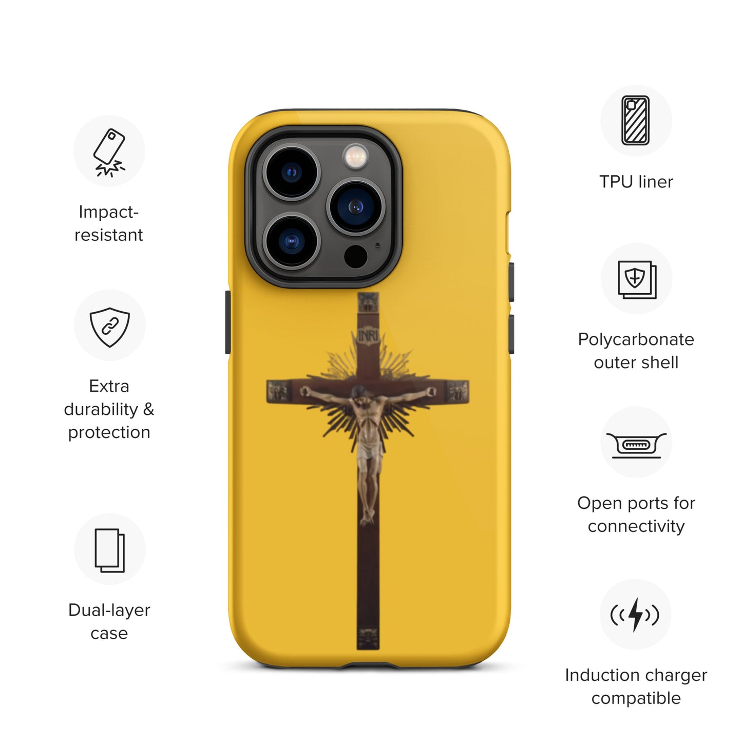 Tough Crucifix Case for iPhone®