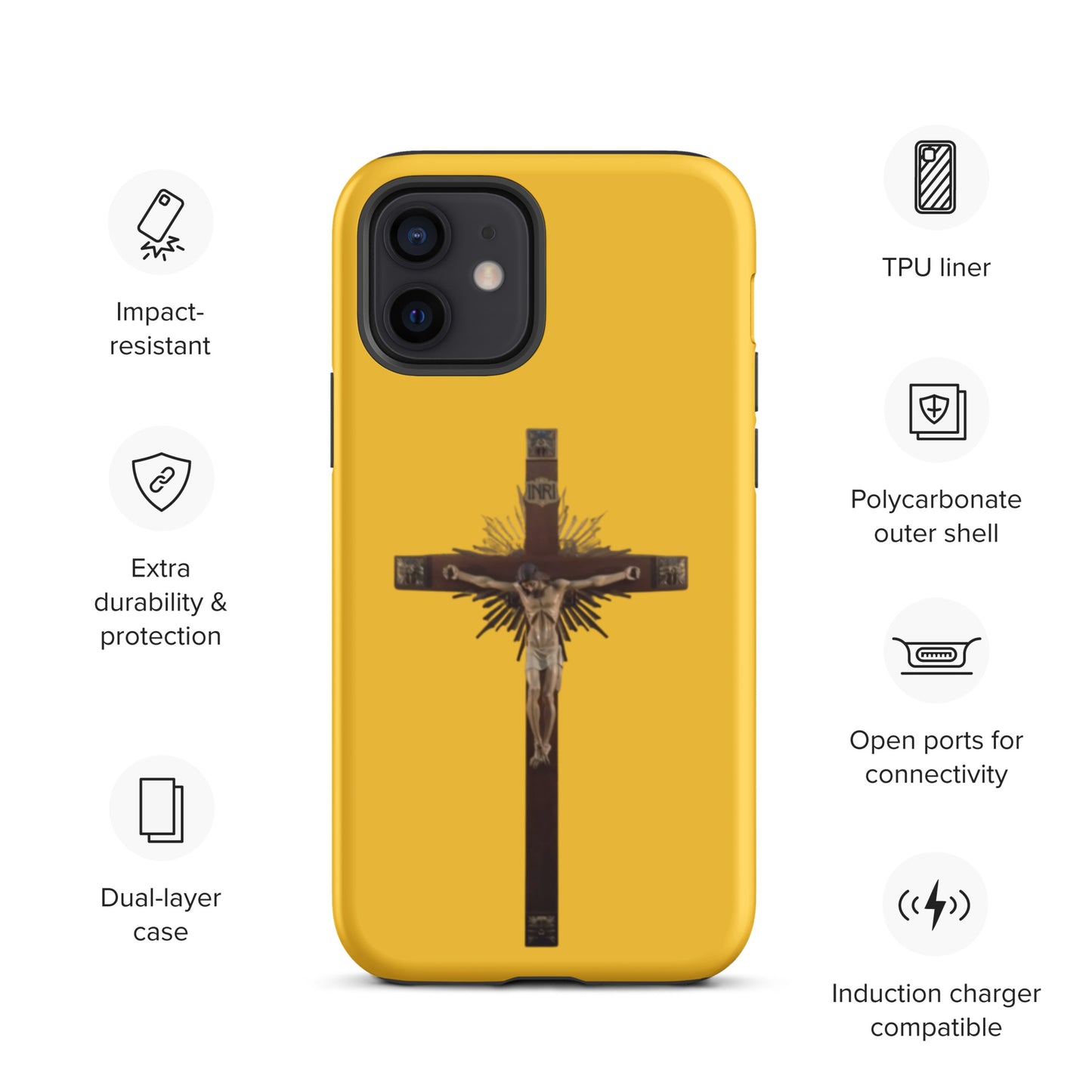 Tough Crucifix Case for iPhone®