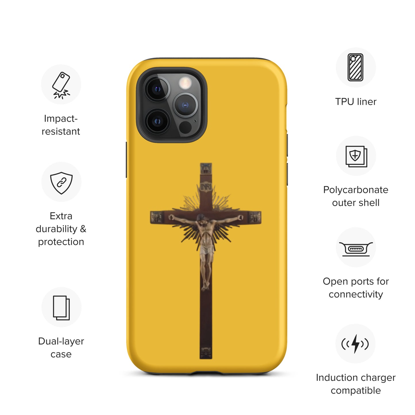 Tough Crucifix Case for iPhone®