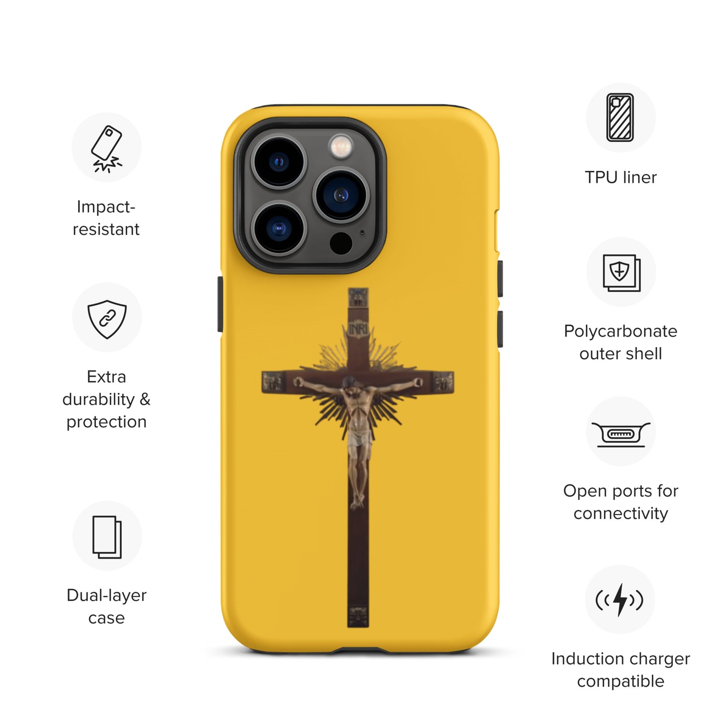 Tough Crucifix Case for iPhone®