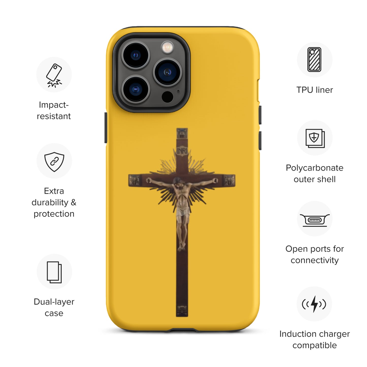 Tough Crucifix Case for iPhone®