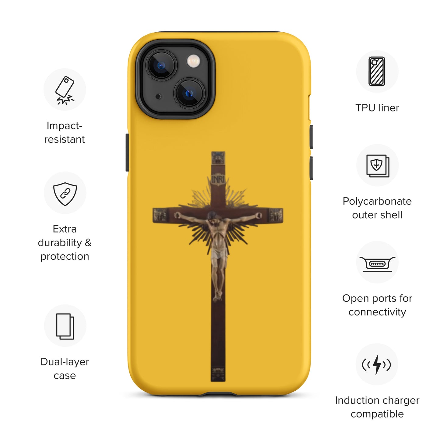 Tough Crucifix Case for iPhone®