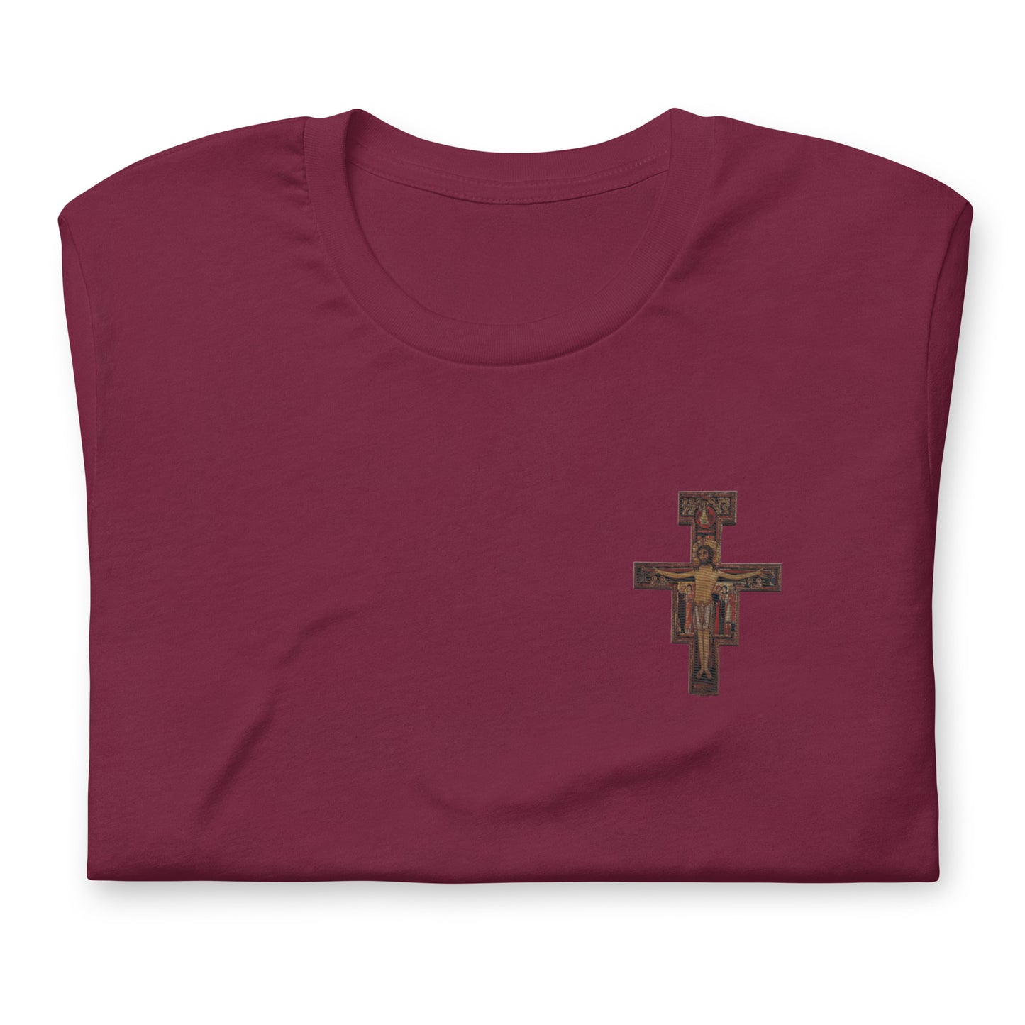 Embroidered Crucifix Shirt