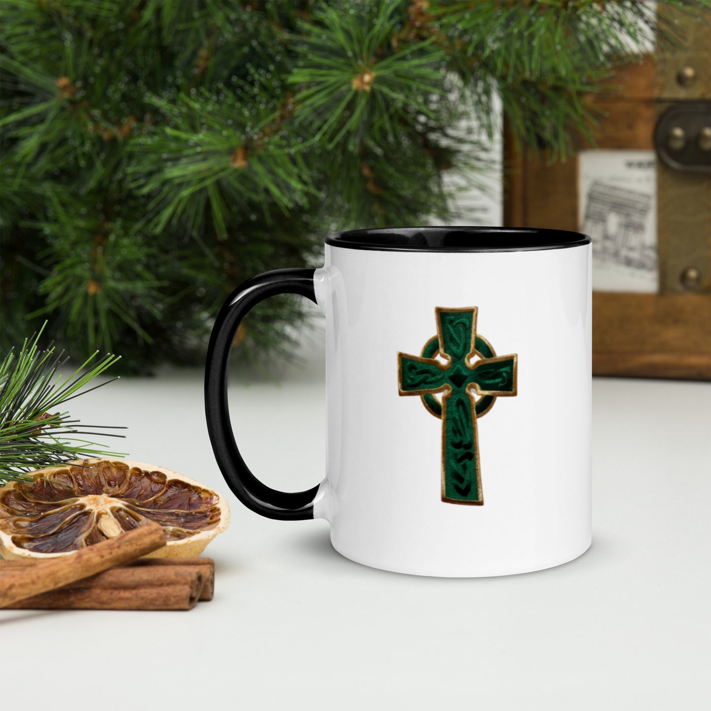 Cross Mug with Color Inside