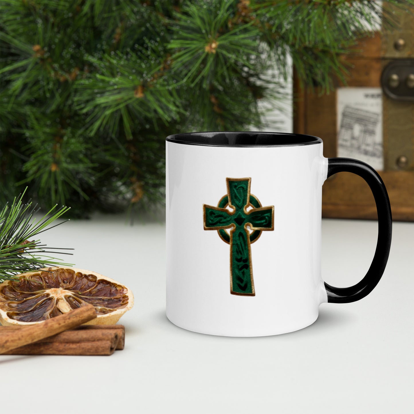 Cross Mug with Color Inside