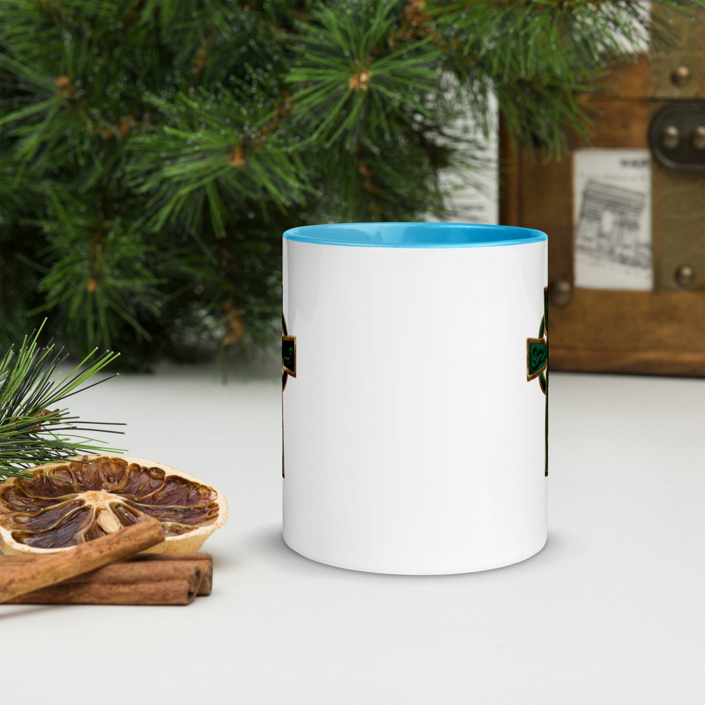 Cross Mug with Color Inside