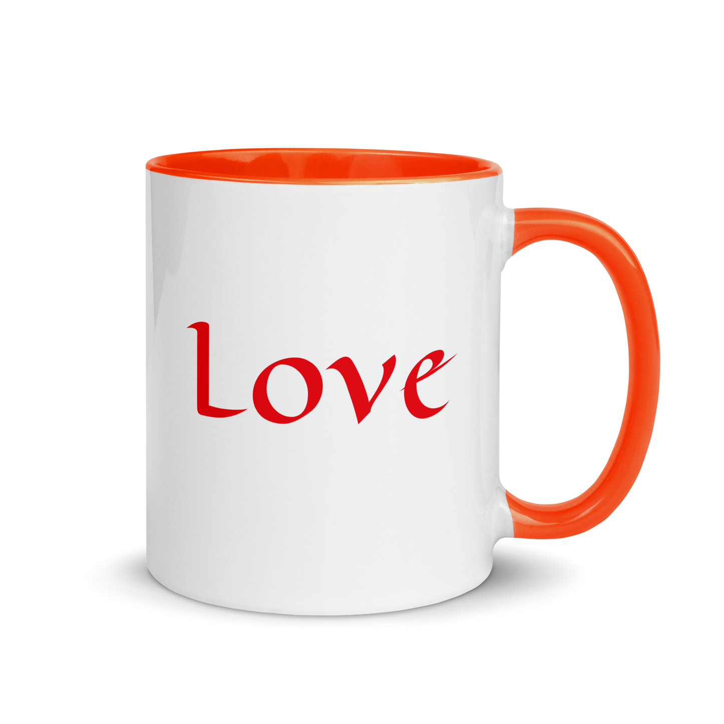 Love Mug with Color Inside