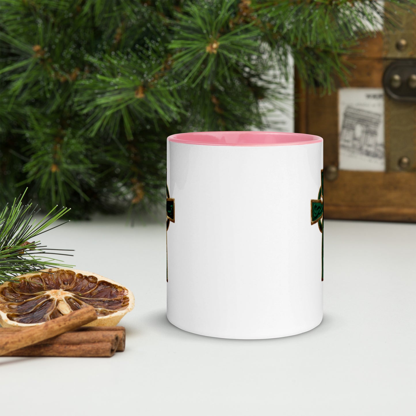 Cross Mug with Color Inside