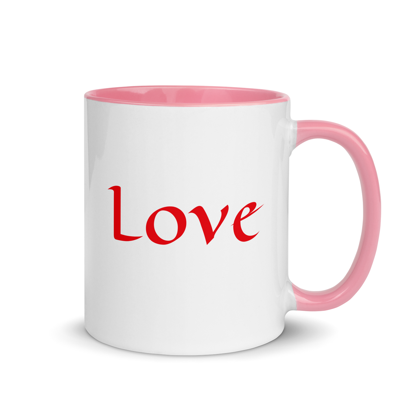 Love Mug with Color Inside