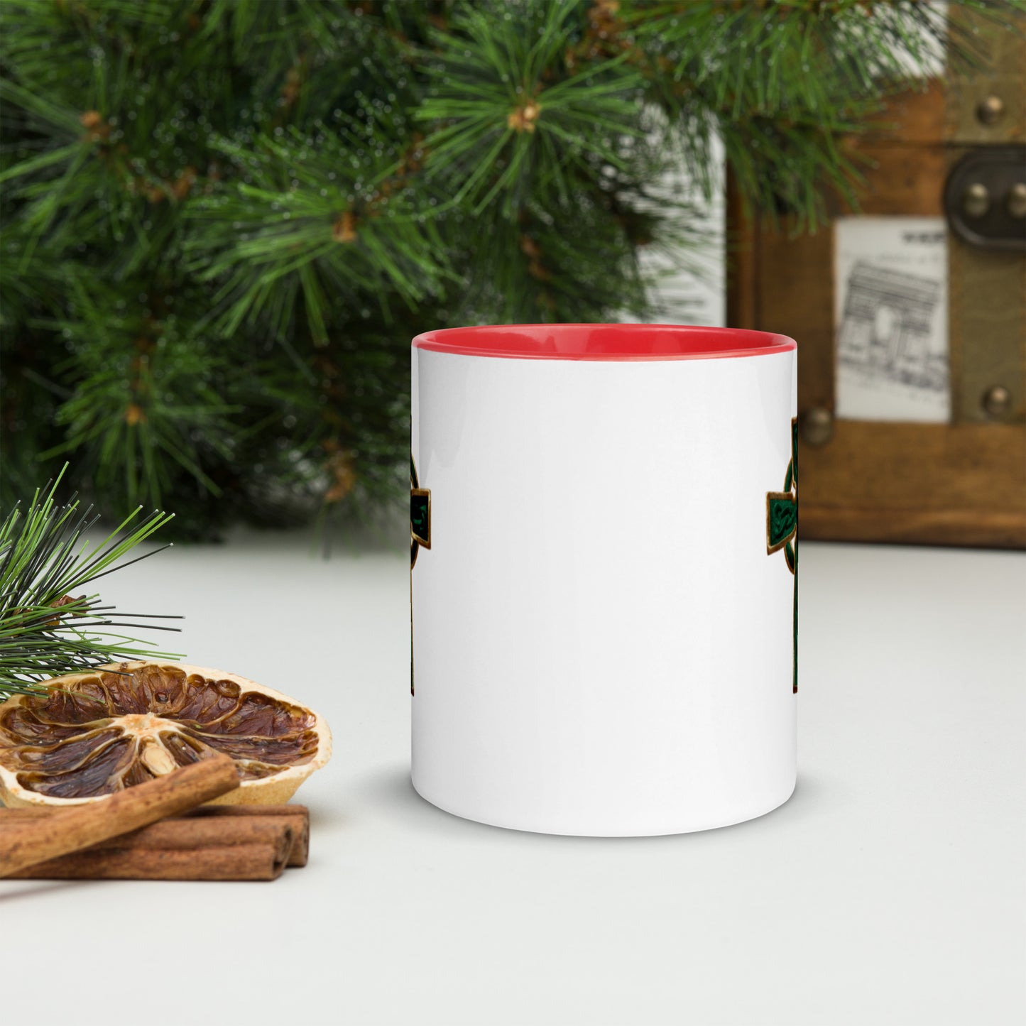 Cross Mug with Color Inside