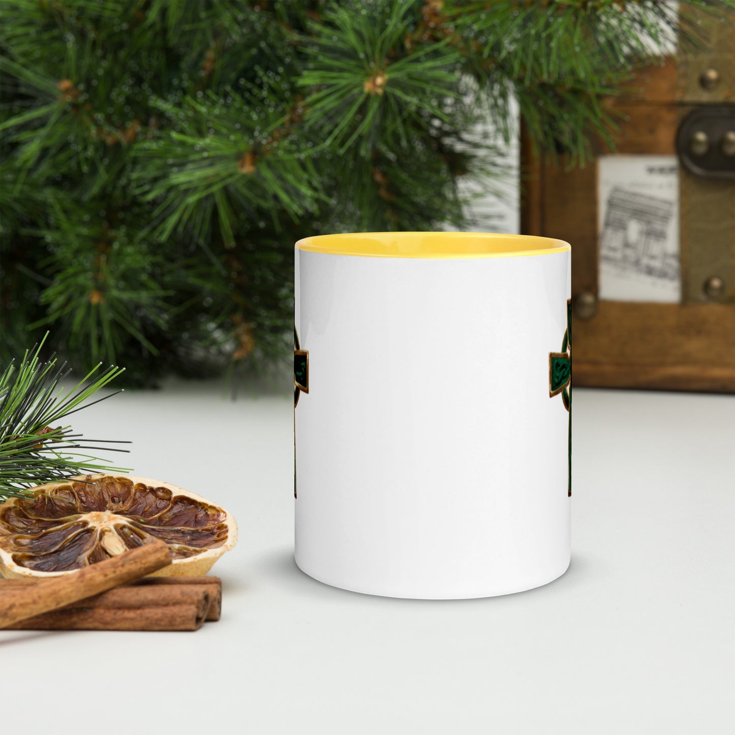 Cross Mug with Color Inside