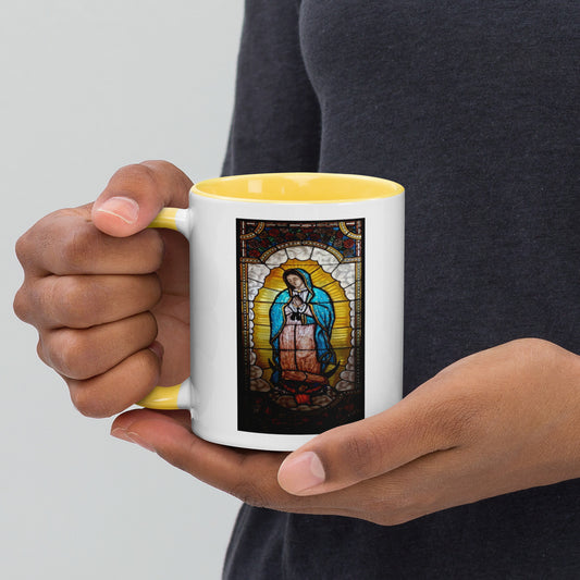 Our Lady of Guadalupe Mug with Color Inside