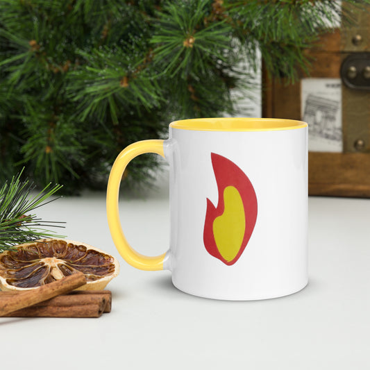 Flame Mug with Color Inside