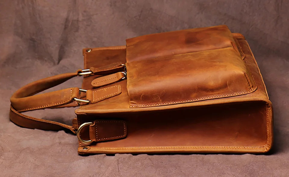 Genuine Leather Laptop Bag