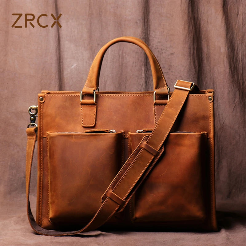 Genuine Leather Laptop Bag