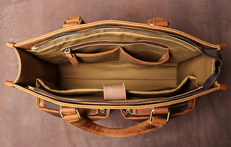 Genuine Leather Laptop Bag