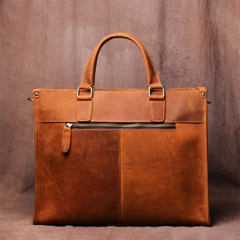 Genuine Leather Laptop Bag