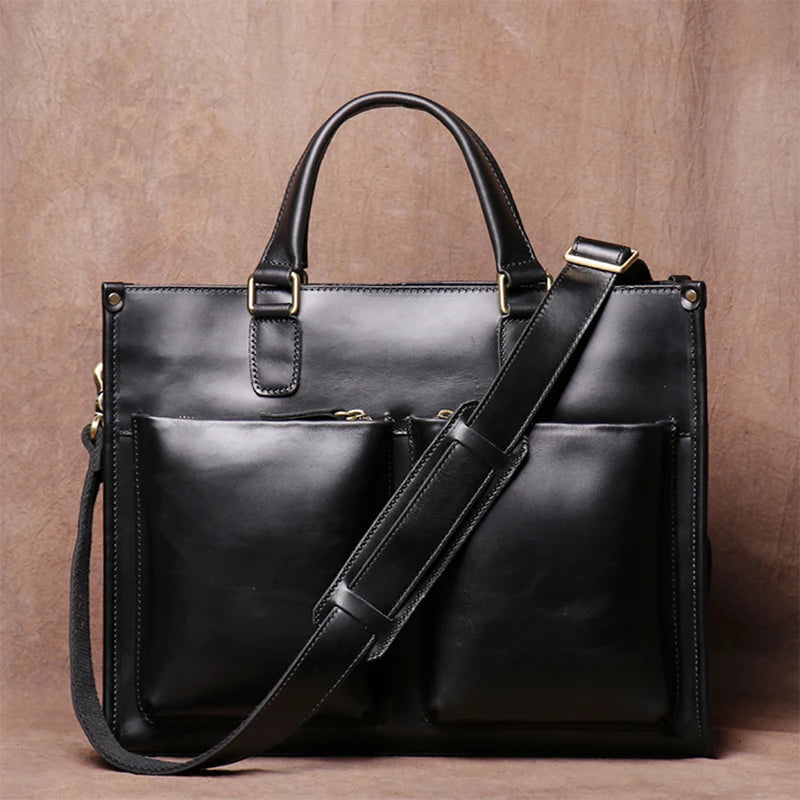 Genuine Leather Laptop Bag