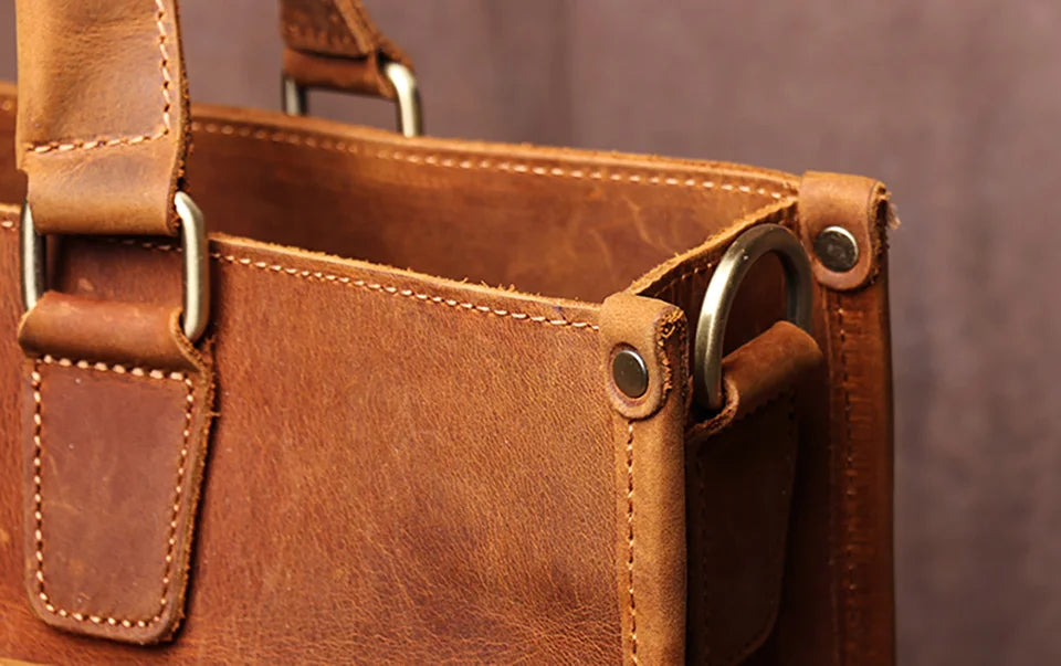 Genuine Leather Laptop Bag