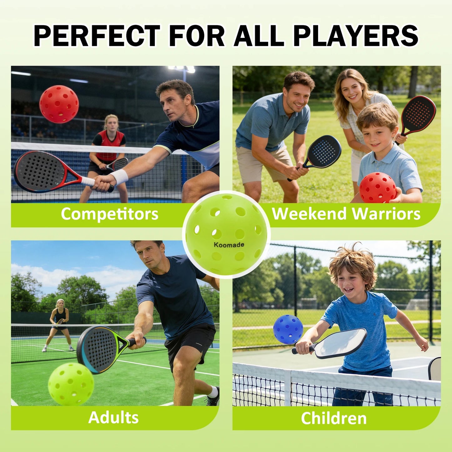 Pickleballs 8pk