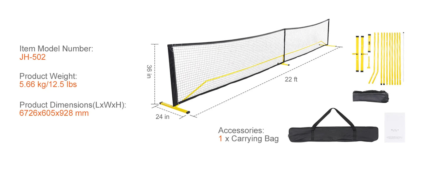 Portable Pickleball Net System