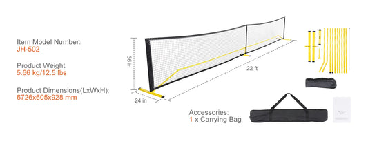 Portable Pickleball Net System