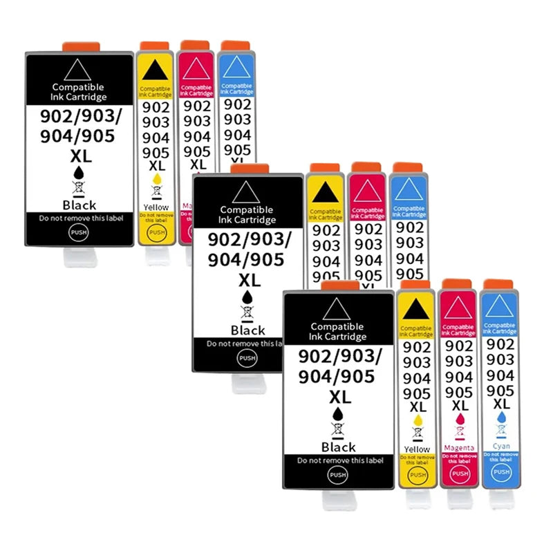 Remanufactured Ink Cartridge HP 902 903 904 905 XL