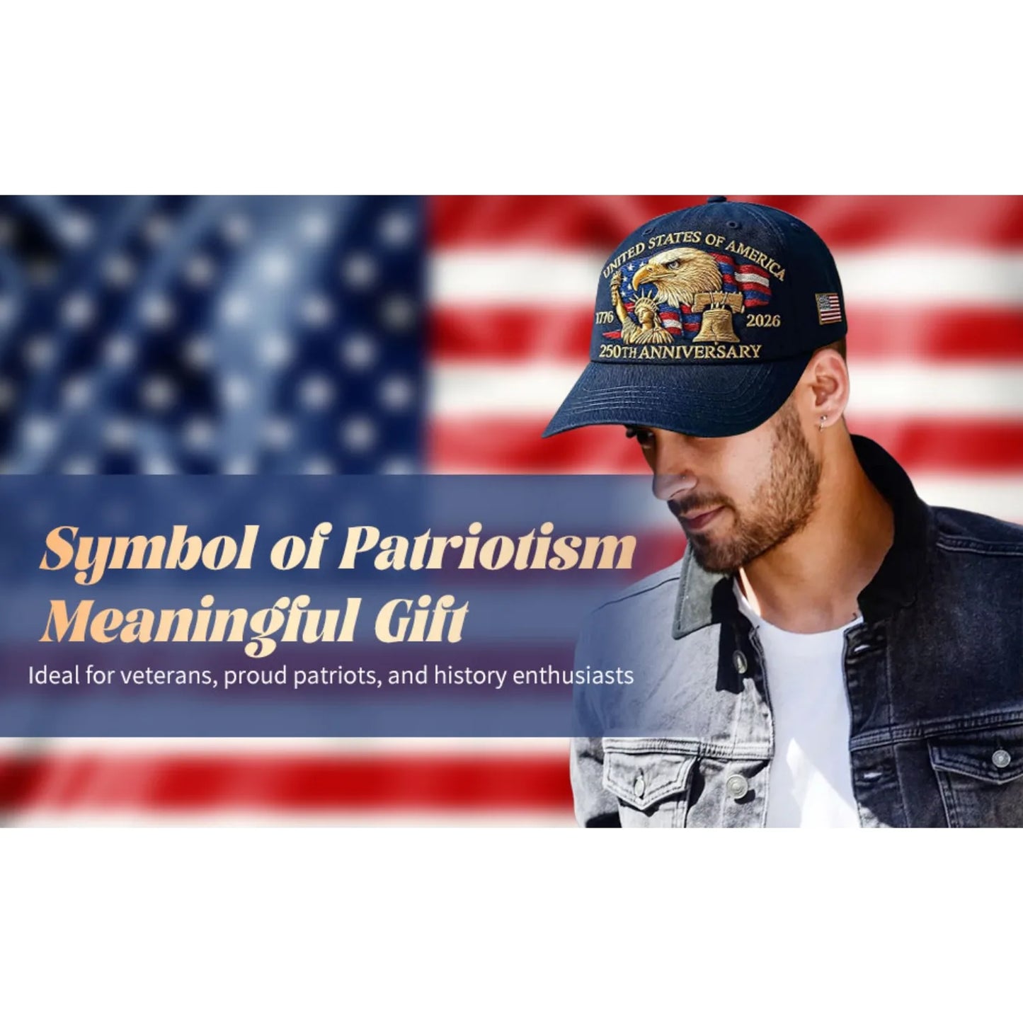 USA 250th Anniversary Headwear,