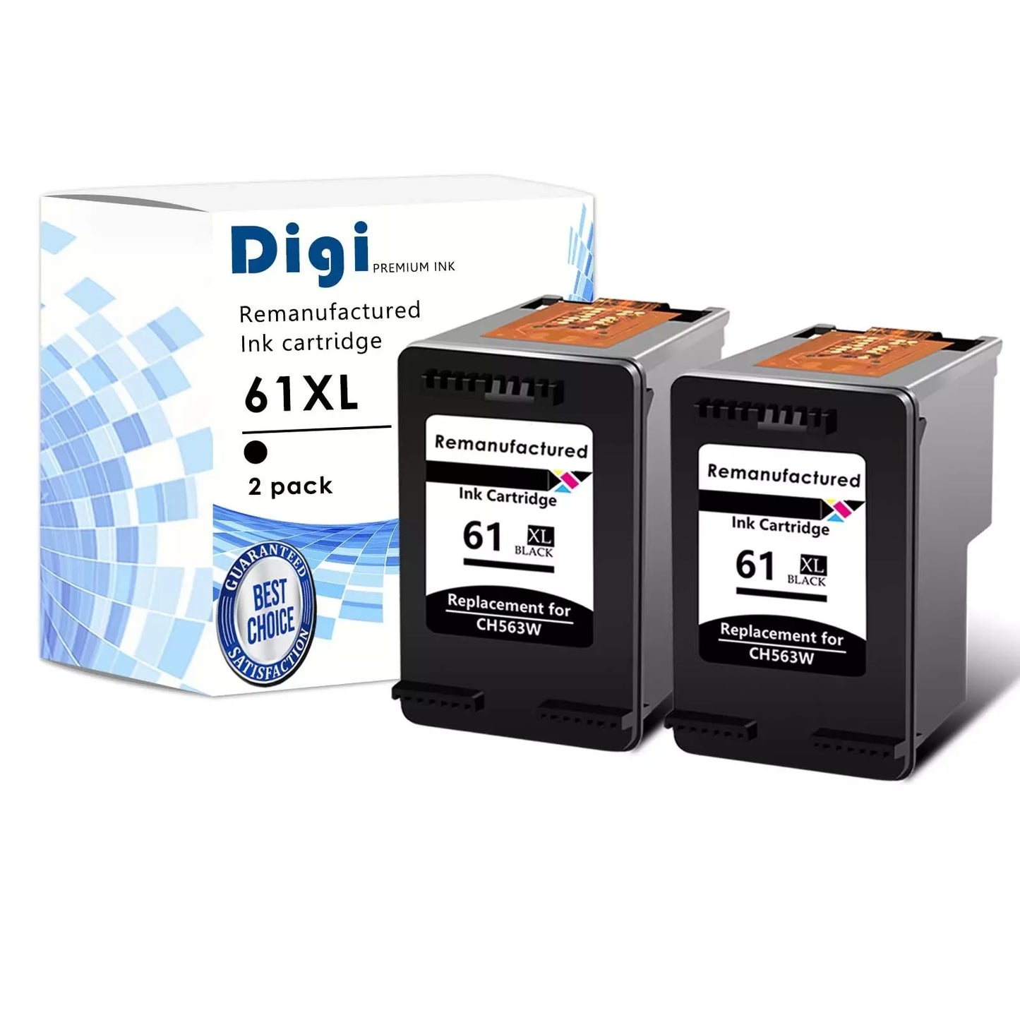 Remanufactured Ink Cartridge  HP 61XL