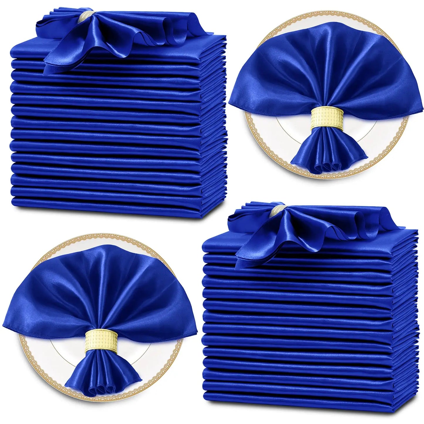 Satin Napkin 24pk 30cm x 30cm = 11in x 11in