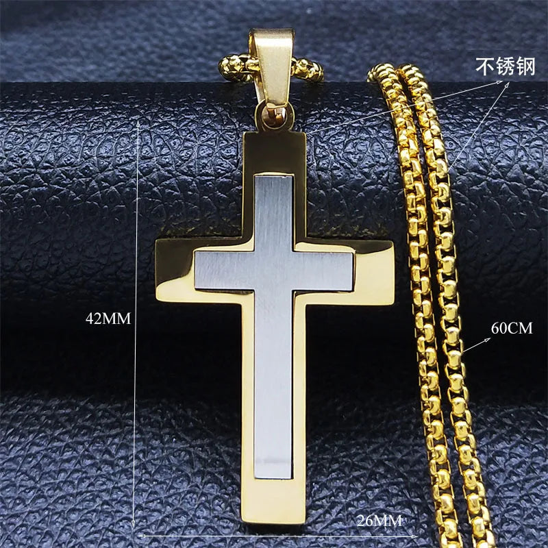 Stainless Steel Cross Pendant