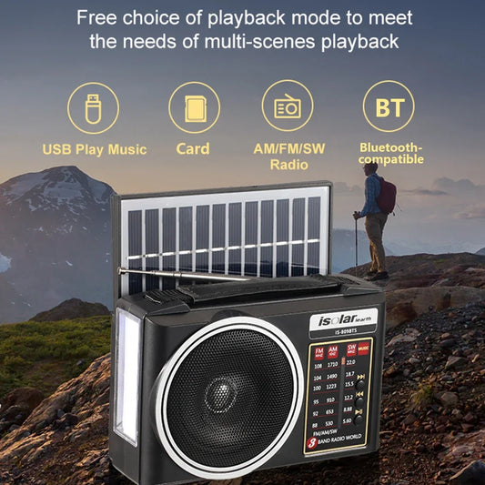 Portable Solar Radio Battery