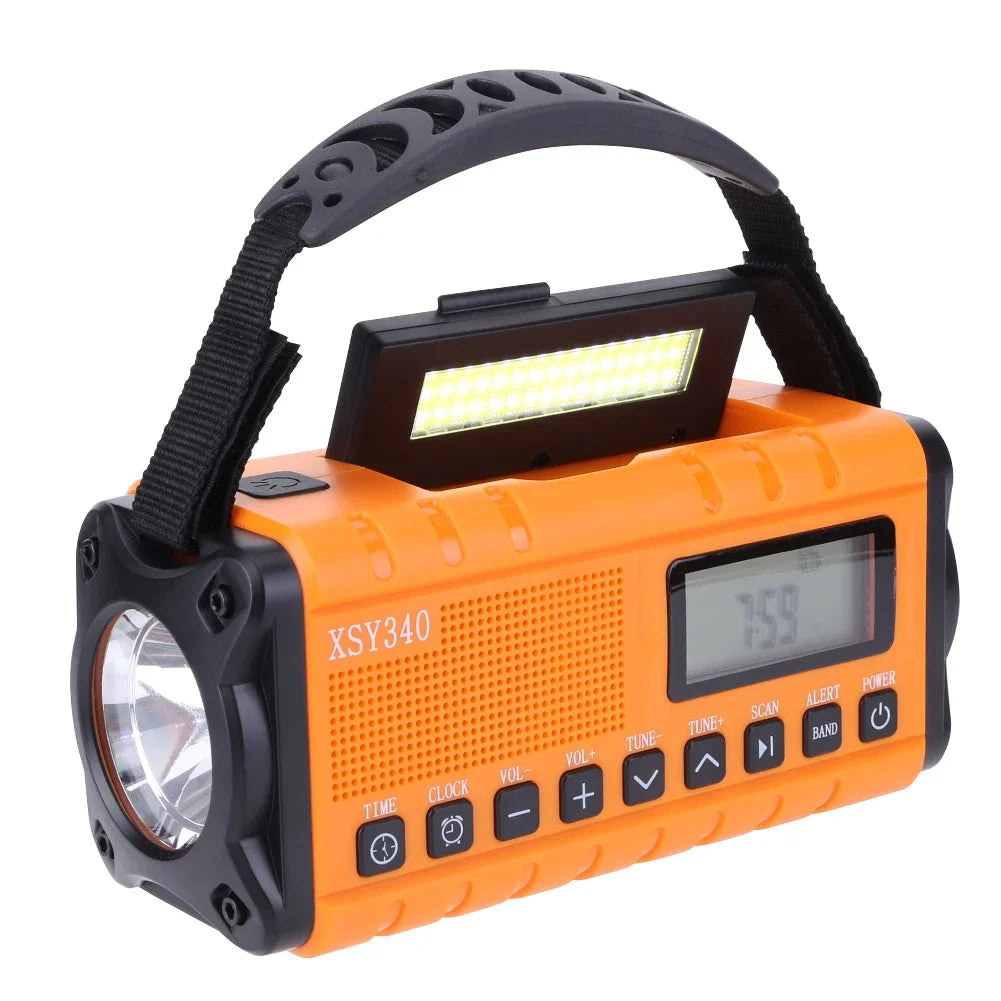 Portable Emergency Hand Crank Solar Radio