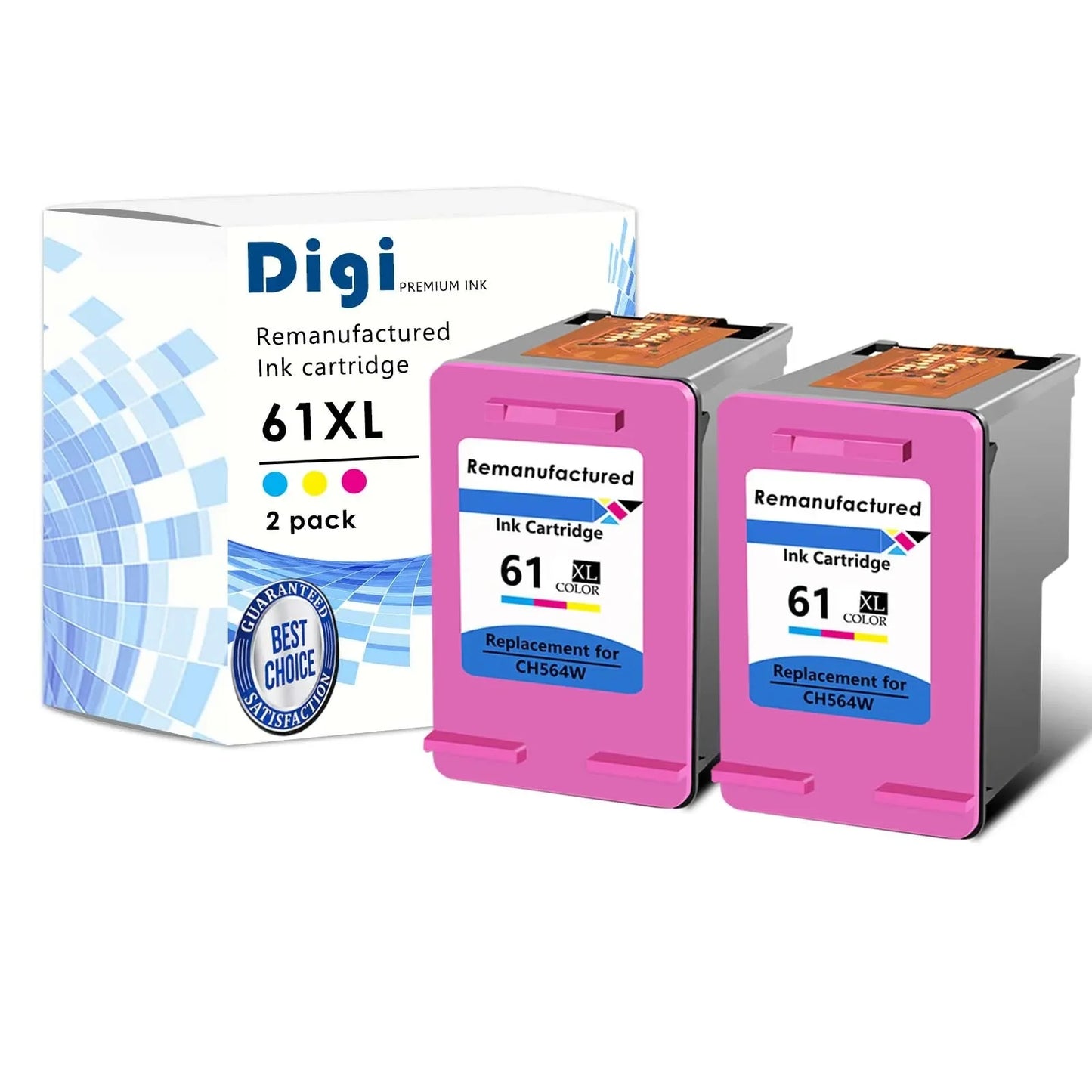 Remanufactured Ink Cartridge  HP 61XL