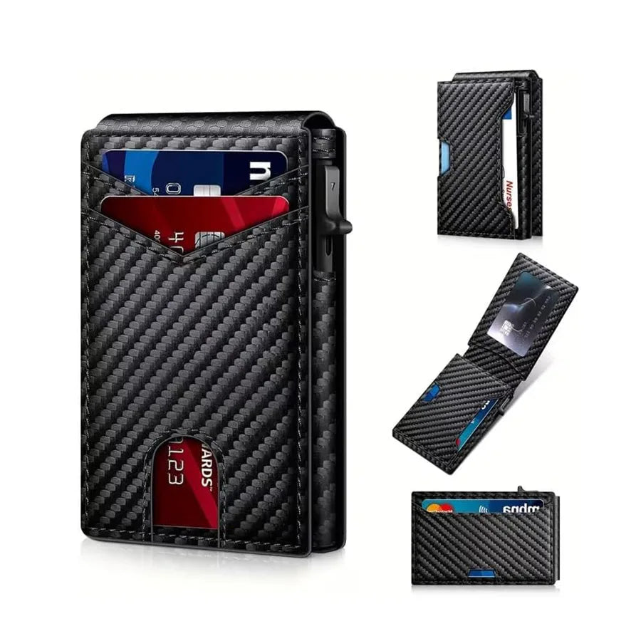 Leather Wallet RFID Blocking